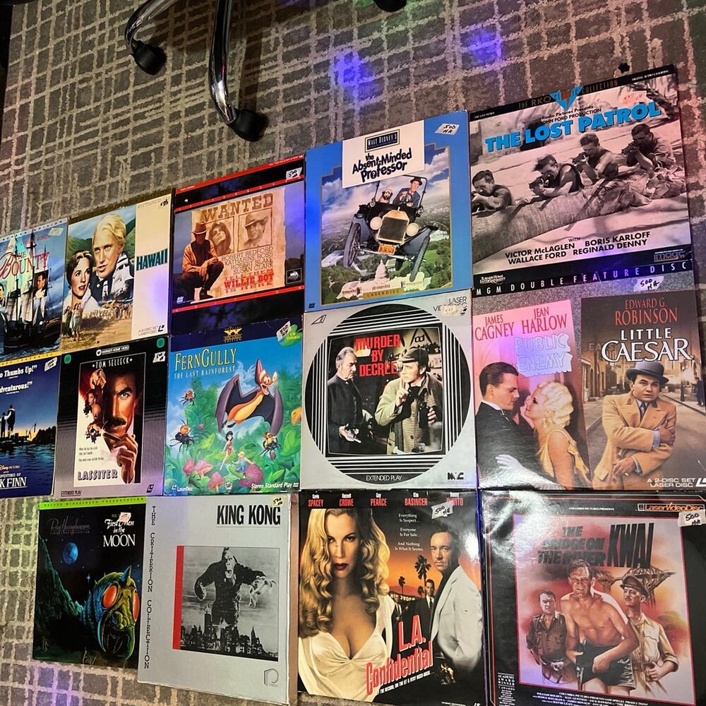 Laserdisc lot
